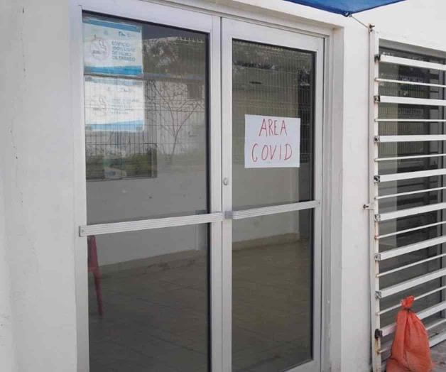 Abandonan área de detección COVID-19 en centro rector