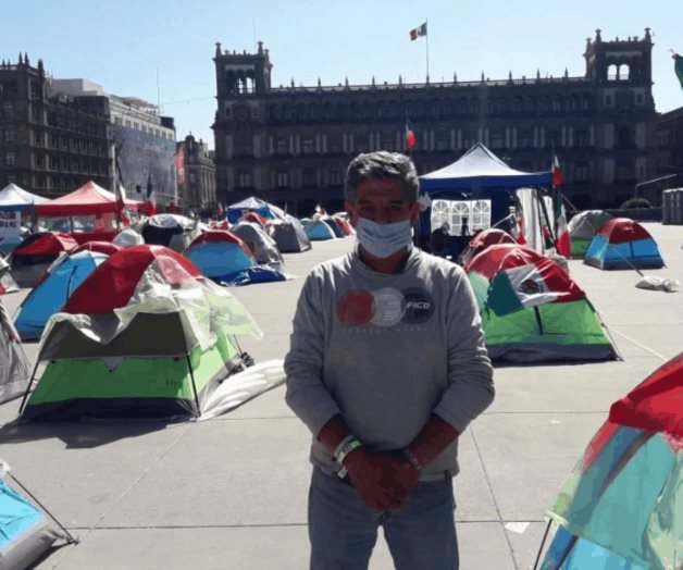 ¿Quién es el nuevo líder del plantón en el Zócalo?