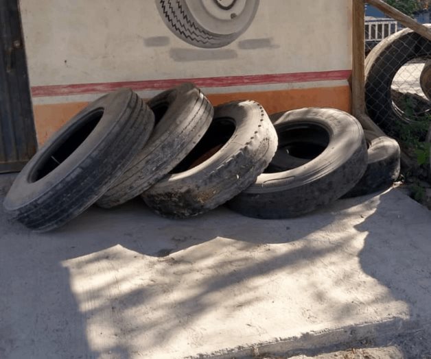 Llanteras: focos rojos de dengue Llanteras: focos rojos de dengue