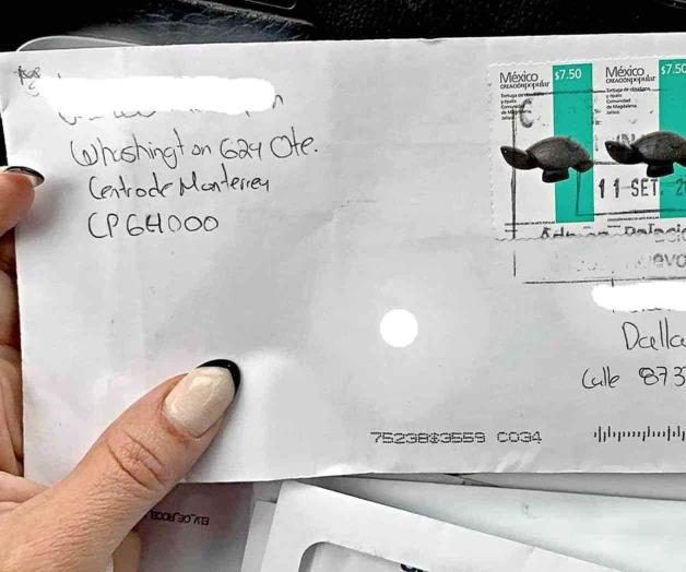 Envían una carta y tarda ¡116 días!