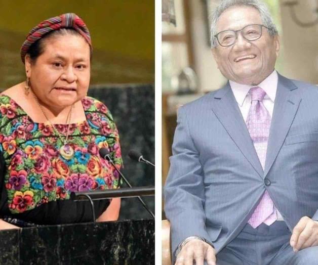 Rigoberta Menchú pide por la salud de Manzanero