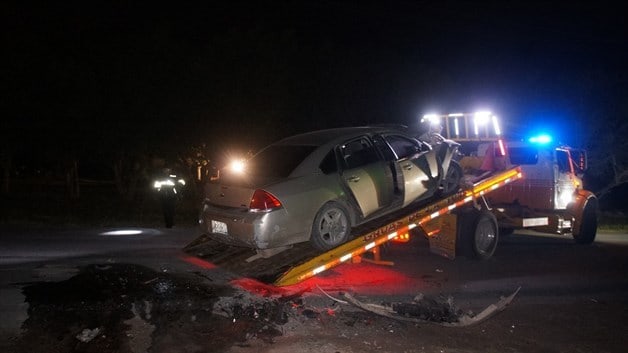 Impacta Impala contra pesada unidad en 109 con 22