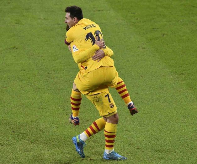 Recupera Messi su mejor versión; gana Barça 3-2 en Bilbao