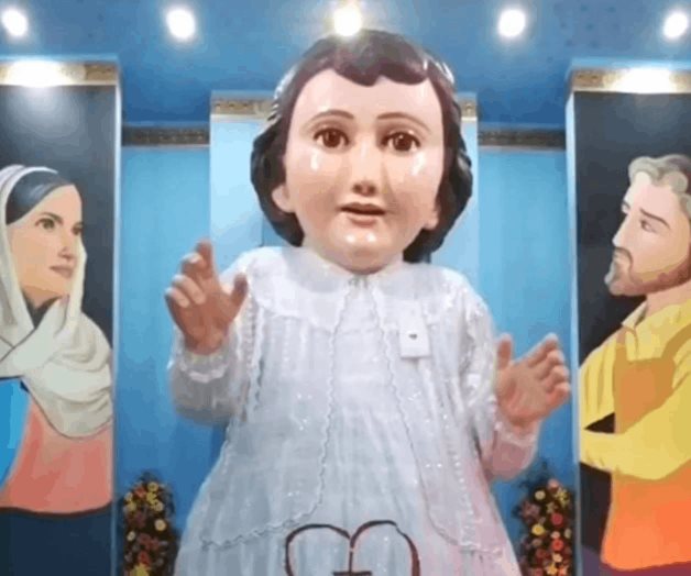 Pandemia empaña primer aniversario del Niño Dios gigante de Zacatecas