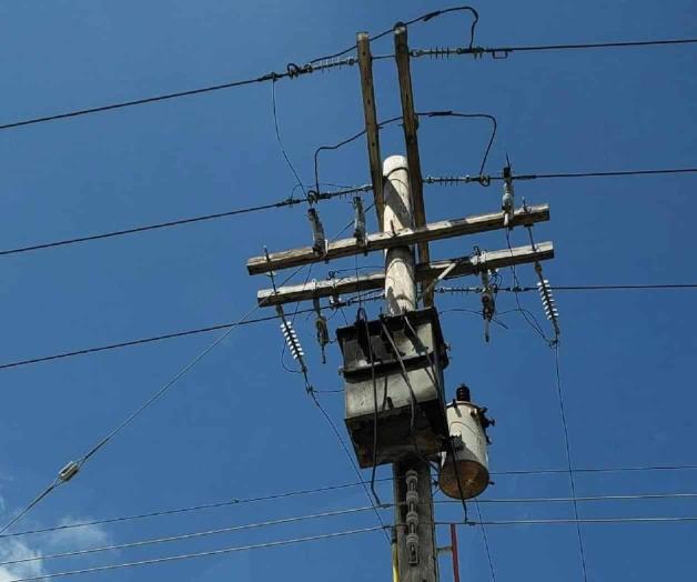 Reportan fallas en red eléctrica