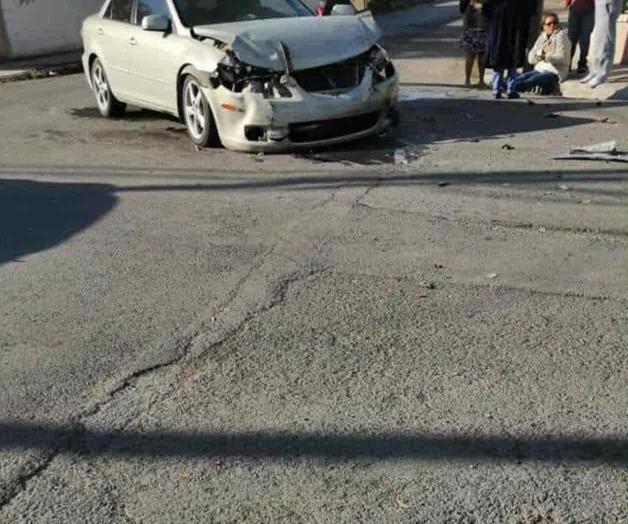 Fuerte accidente en céntrico sector