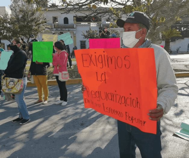 Exigen regularizar la Esfuerzo Popular