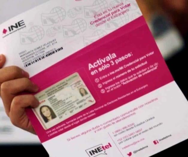Mexicanos en el exterior tramitan INE, pero no la activan