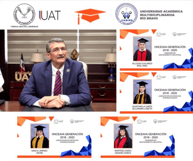 Realiza UAT ceremonia virtual de graduación
