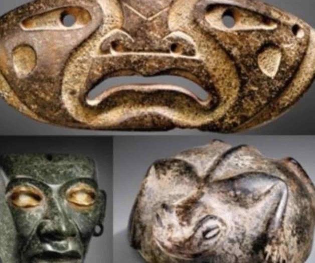 Realizan subasta de piezas prehispánicas