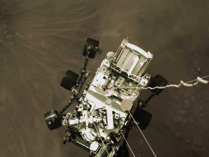 Difunde la NASA foto de descenso de sonda Difunde la NASA foto de descenso de sonda