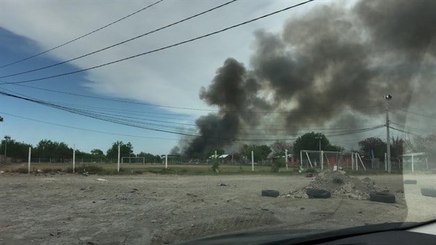 De nuevo, arde en llamas basurero clandestino de ‘Las Calabazas’