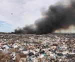De nuevo, arde en llamas basurero clandestino de ´Las Calabazas´.