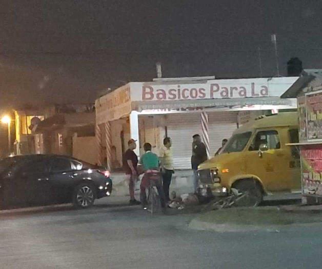 Embiste Van a ciclista