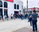 Apresuran actividad en sedes bancarias