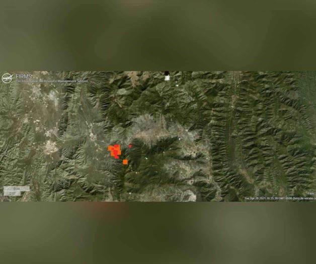 Avanza incendio de Bustamante hacia el municipio de Miquihuana