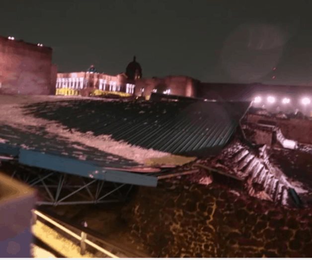 AMLO informa que policía herido en Templo Mayor está fuera de peligro