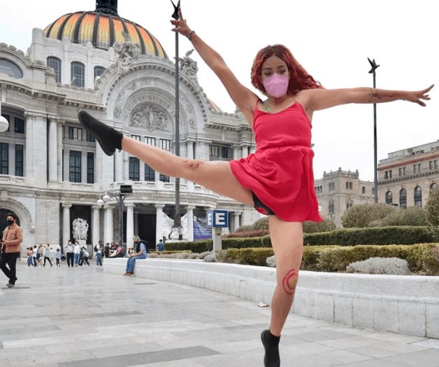 Protestan bailarinas en Palacio de Bellas Artes Protestan bailarinas en Palacio de Bellas Artes