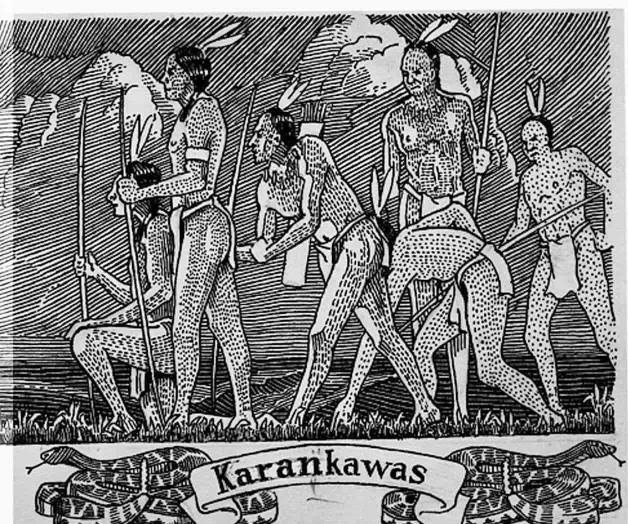 Dispersión y exterminio de los últimos indígenas karankawa y tampacuas