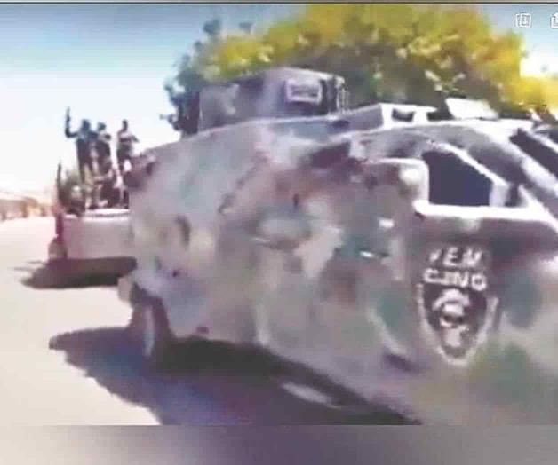 Presume ‘Mencho’ la toma de Aguililla Presume ‘Mencho’ la toma de Aguililla