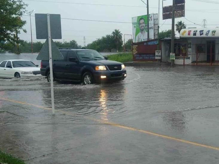 Pega tormenta en Río Bravo Pega tormenta en Río Bravo