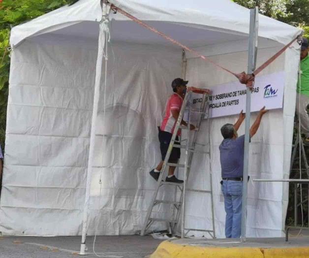 Instalan Oficialía de Partes afuera de Casa de Gobierno Instalan Oficialía de Partes afuera de Casa de Gobierno
