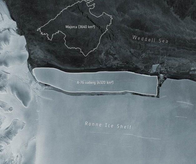 Iceberg de 40 veces el tamaño de París estará flotando por años