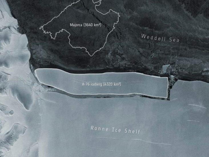 Iceberg de 40 veces el tamaño de París estará flotando por años Iceberg de 40 veces el tamaño de París estará flotando por años
