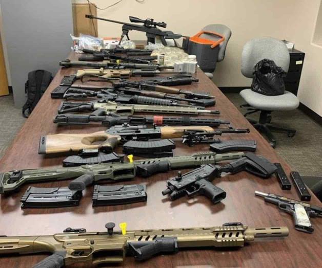 ‘Iban a México’ Incautan arsenal con destino al sur