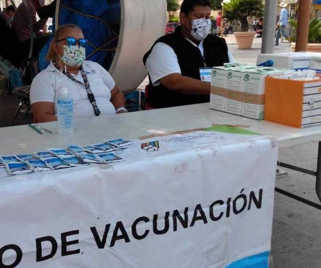 Instalan módulo de vacunación 