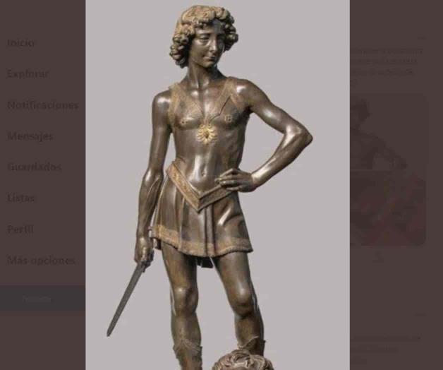 Roban la escultura en bronce de El David de Verrocchio