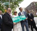 Nombran calle de Nueva York en honor a Celia Cruz