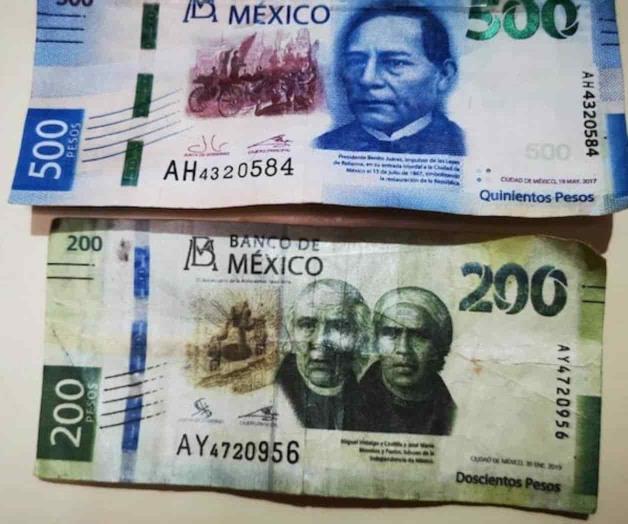 Detecta comercio billetes apócrifos Detecta comercio billetes apócrifos