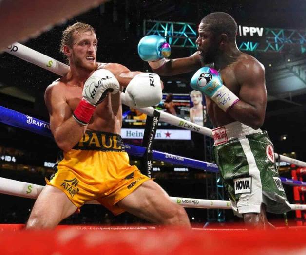 Paul aguanta ante Mayweather en su combate de exhibición