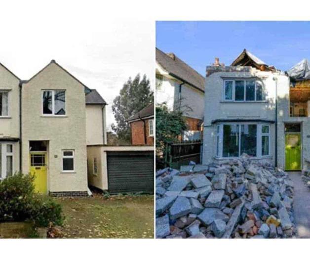 Albañil destruye casa que había remodelado; el dueño se negó a pagarle