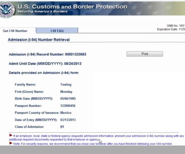 Solicitudes del permiso I-94 se harán en aplicación móvil Solicitudes del permiso I-94 se harán en aplicación móvil