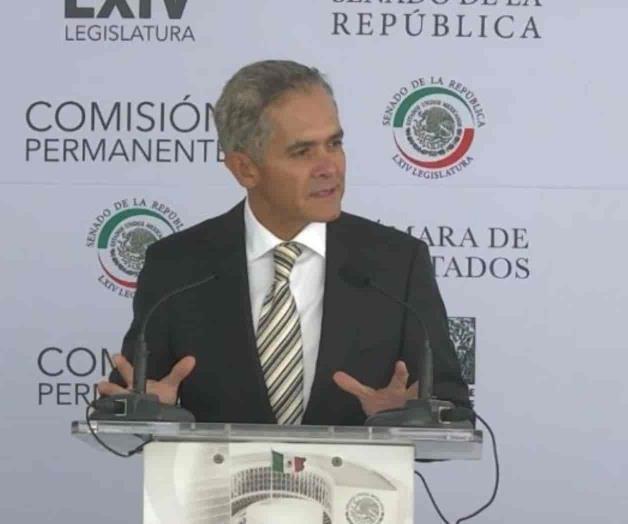Mancera dice tener la conciencia tranquila tras presentación de peritaje sobre el Metro