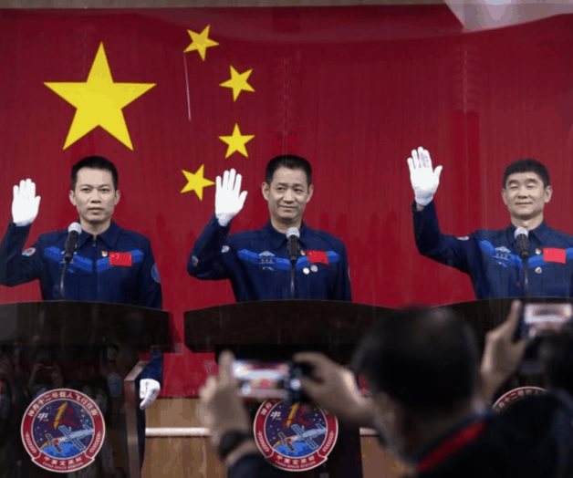 China enviará 3 astronautas a su estación espacial Tianhe