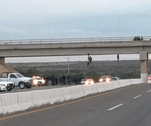 Hallan cuerpos colgados en puente de Fresnillo, Zacatecas