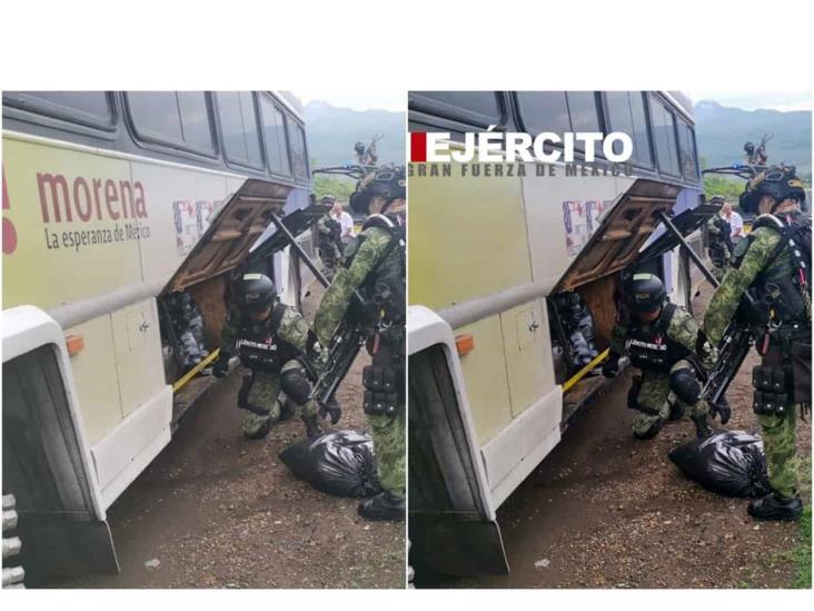 Exige PRD a Sedena aclarar por qué ‘borró’ emblema de Morena