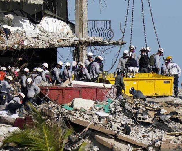 Rescatistas en Miami detectan huecos, no pierden esperanza