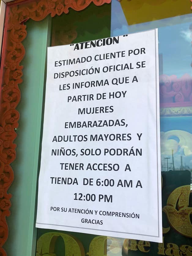 Se apegan supermercados a nuevos protocolos sanitarios por Fase 1 Se apegan supermercados a nuevos protocolos sanitarios por Fase 1