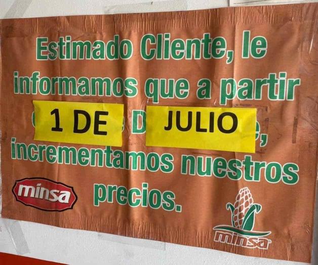 Aumenta precio de tortilla a partir de este jueves Aumenta precio de tortilla a partir de este jueves