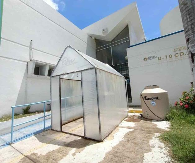 Dejan sin bomba túnel sanitizante Dejan sin bomba túnel sanitizante