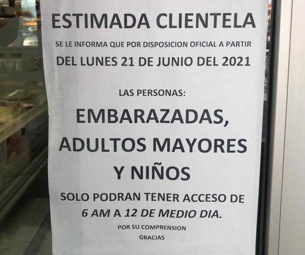 Se apegan supermercados a nuevos protocolos sanitarios por Fase 1 Se apegan supermercados a nuevos protocolos sanitarios por Fase 1