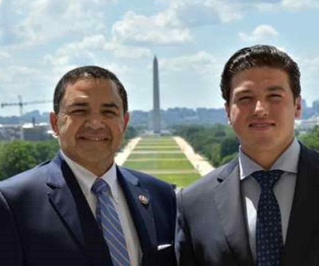 Recibe Cuéllar en EU al gobernador de NL Recibe Cuéllar en EU al gobernador de NL