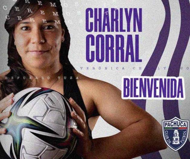 Confirma Pachuca a Charlyn Confirma Pachuca a Charlyn