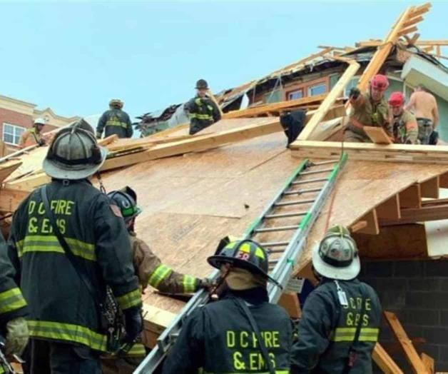 Colapsa otro edificio, ahora en Washington