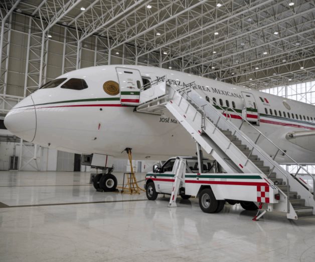 Avión presidencial vuela de regreso a México Avión presidencial vuela de regreso a México