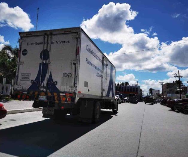 Congestionamiento vial en zona centro Congestionamiento vial en zona centro